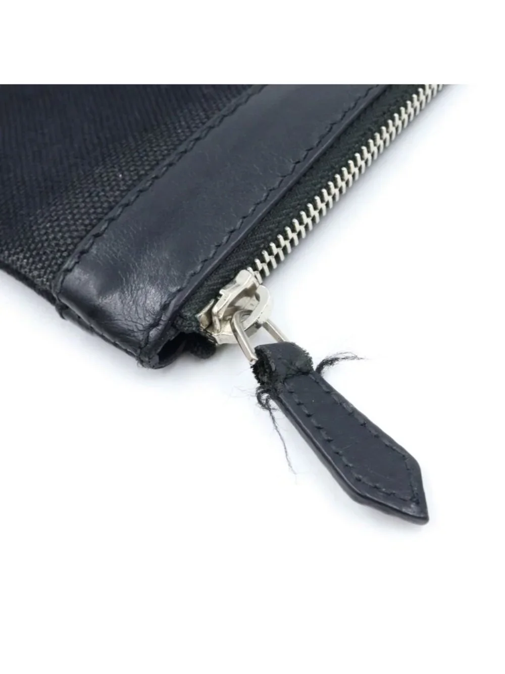 Balenciaga logo leather